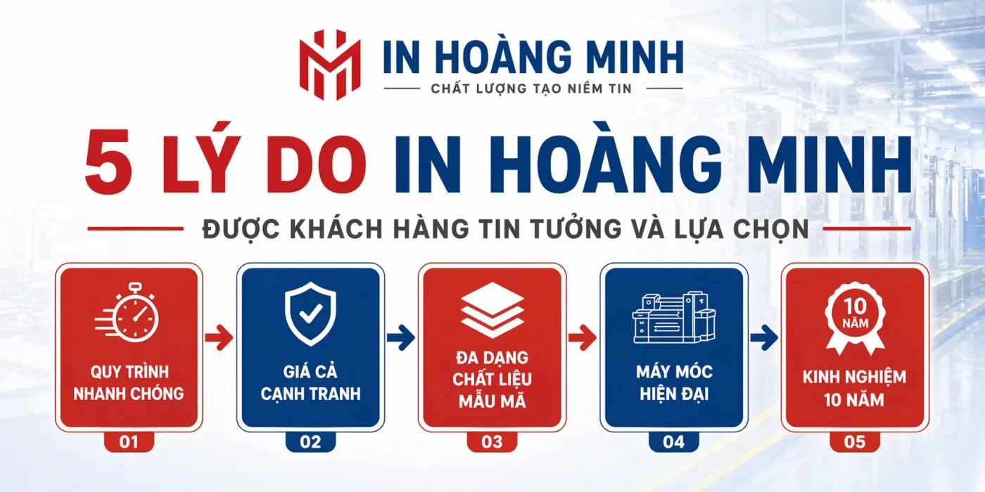 5 lý do chọn in hoàng minh