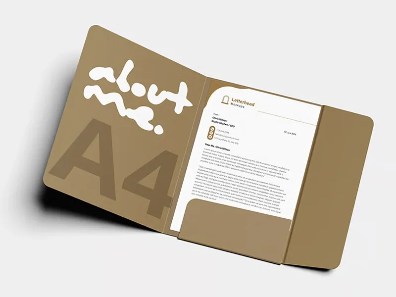 Mẫu in kẹp file A4