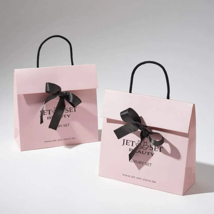 Mẫu túi giấy cho thương hiệu Jet Set Beauty