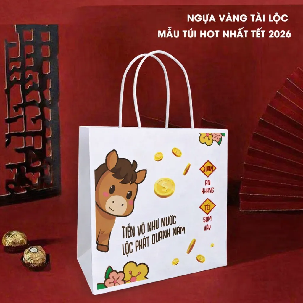Mẫu túi giấy hot nhất 2026 Mẫu túi giấy hot nhất 2026